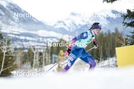 10.02.2024, Canmore, Canada (CAN): Julia Kern (USA) - FIS world cup cross-country, individual sprint, Canmore (CAN). www.nordicfocus.com. © Modica/NordicFocus. Every downloaded picture is fee-liable.