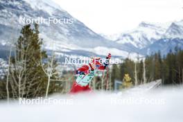 10.02.2024, Canmore, Canada (CAN): Anne Kjersti Kalvaa (NOR) - FIS world cup cross-country, individual sprint, Canmore (CAN). www.nordicfocus.com. © Modica/NordicFocus. Every downloaded picture is fee-liable.