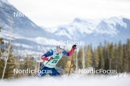 10.02.2024, Canmore, Canada (CAN): James Clinton Schoonmaker (USA) - FIS world cup cross-country, individual sprint, Canmore (CAN). www.nordicfocus.com. © Modica/NordicFocus. Every downloaded picture is fee-liable.