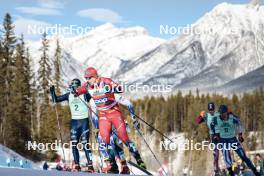 10.02.2024, Canmore, Canada (CAN): Michael Hellweger (ITA), Erik Valnes (NOR), (l-r)  - FIS world cup cross-country, individual sprint, Canmore (CAN). www.nordicfocus.com. © Modica/NordicFocus. Every downloaded picture is fee-liable.