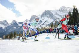 10.02.2024, Canmore, Canada (CAN): Linn Svahn (SWE), Frida Karlsson (SWE), Laura Gimmler (GER), Kristine Stavaas Skistad (NOR), (l-r)  - FIS world cup cross-country, individual sprint, Canmore (CAN). www.nordicfocus.com. © Modica/NordicFocus. Every downloaded picture is fee-liable.