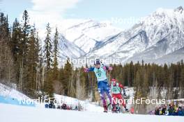 10.02.2024, Canmore, Canada (CAN): Julia Kern (USA), Heidi Weng (NOR), (l-r)  - FIS world cup cross-country, individual sprint, Canmore (CAN). www.nordicfocus.com. © Modica/NordicFocus. Every downloaded picture is fee-liable.