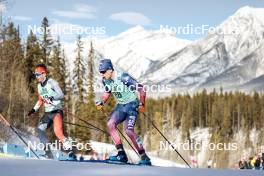 10.02.2024, Canmore, Canada (CAN): Pierre Grall-Johnson (CAN), Kevin Bolger (USA), (l-r)  - FIS world cup cross-country, individual sprint, Canmore (CAN). www.nordicfocus.com. © Modica/NordicFocus. Every downloaded picture is fee-liable.