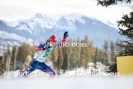 10.02.2024, Canmore, Canada (CAN): Ben Ogden (USA) - FIS world cup cross-country, individual sprint, Canmore (CAN). www.nordicfocus.com. © Modica/NordicFocus. Every downloaded picture is fee-liable.