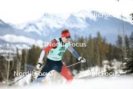 10.02.2024, Canmore, Canada (CAN): Julian Smith (CAN) - FIS world cup cross-country, individual sprint, Canmore (CAN). www.nordicfocus.com. © Modica/NordicFocus. Every downloaded picture is fee-liable.