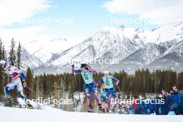 10.02.2024, Canmore, Canada (CAN): Lauren Jortberg (USA), Erin Bianco (USA), (l-r)  - FIS world cup cross-country, individual sprint, Canmore (CAN). www.nordicfocus.com. © Modica/NordicFocus. Every downloaded picture is fee-liable.
