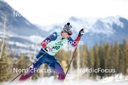 10.02.2024, Canmore, Canada (CAN): Logan Diekmann (USA) - FIS world cup cross-country, individual sprint, Canmore (CAN). www.nordicfocus.com. © Modica/NordicFocus. Every downloaded picture is fee-liable.