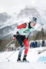13.02.2024, Canmore, Canada (CAN): Xavier Lefebvre (CAN) - FIS world cup cross-country, individual sprint, Canmore (CAN). www.nordicfocus.com. © Modica/NordicFocus. Every downloaded picture is fee-liable.