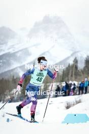 13.02.2024, Canmore, Canada (CAN): Sydney Palmer-Leger (USA) - FIS world cup cross-country, individual sprint, Canmore (CAN). www.nordicfocus.com. © Modica/NordicFocus. Every downloaded picture is fee-liable.