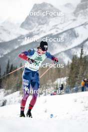 13.02.2024, Canmore, Canada (CAN): Murphy Kimball (USA) - FIS world cup cross-country, individual sprint, Canmore (CAN). www.nordicfocus.com. © Modica/NordicFocus. Every downloaded picture is fee-liable.