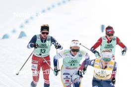 13.02.2024, Canmore, Canada (CAN): Tereza Beranova (CZE), Heidi Weng (NOR), (l-r)  - FIS world cup cross-country, individual sprint, Canmore (CAN). www.nordicfocus.com. © Modica/NordicFocus. Every downloaded picture is fee-liable.