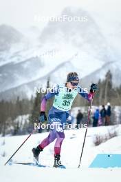 13.02.2024, Canmore, Canada (CAN): Alayna Sonnesyn (USA) - FIS world cup cross-country, individual sprint, Canmore (CAN). www.nordicfocus.com. © Modica/NordicFocus. Every downloaded picture is fee-liable.