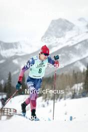 13.02.2024, Canmore, Canada (CAN): Graham Houtsma (USA) - FIS world cup cross-country, individual sprint, Canmore (CAN). www.nordicfocus.com. © Modica/NordicFocus. Every downloaded picture is fee-liable.