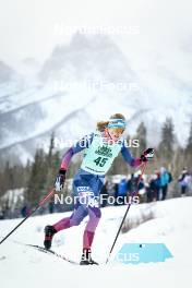 13.02.2024, Canmore, Canada (CAN): Margie Freed (USA) - FIS world cup cross-country, individual sprint, Canmore (CAN). www.nordicfocus.com. © Modica/NordicFocus. Every downloaded picture is fee-liable.