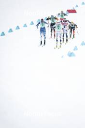 13.02.2024, Canmore, Canada (CAN): Johanna Matintalo (FIN), Victoria Carl (GER), Katerina Janatova (CZE), Frida Karlsson (SWE), Linn Svahn (SWE), Lisa Lohmann (GER), (l-r)  - FIS world cup cross-country, individual sprint, Canmore (CAN). www.nordicfocus.com. © Modica/NordicFocus. Every downloaded picture is fee-liable.