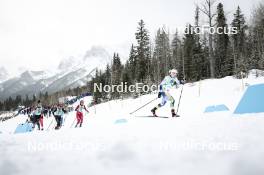 13.02.2024, Canmore, Canada (CAN): Olivia Bouffard-Nesbitt (CAN), Coletta Rydzek (GER), Kristine Stavaas Skistad (NOR), Jonna Sundling (SWE), (l-r)  - FIS world cup cross-country, individual sprint, Canmore (CAN). www.nordicfocus.com. © Modica/NordicFocus. Every downloaded picture is fee-liable.