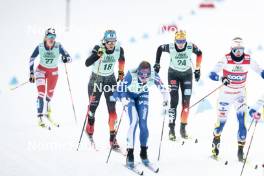 13.02.2024, Canmore, Canada (CAN): Victoria Carl (GER), Lisa Lohmann (GER), (l-r)  - FIS world cup cross-country, individual sprint, Canmore (CAN). www.nordicfocus.com. © Modica/NordicFocus. Every downloaded picture is fee-liable.