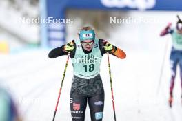 13.02.2024, Canmore, Canada (CAN): Victoria Carl (GER) - FIS world cup cross-country, individual sprint, Canmore (CAN). www.nordicfocus.com. © Modica/NordicFocus. Every downloaded picture is fee-liable.