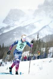 13.02.2024, Canmore, Canada (CAN): Michaela Keller-Miller (USA) - FIS world cup cross-country, individual sprint, Canmore (CAN). www.nordicfocus.com. © Modica/NordicFocus. Every downloaded picture is fee-liable.