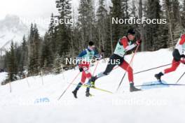 13.02.2024, Canmore, Canada (CAN): Ondrej Cerny (CZE), Xavier Mckeever (CAN), (l-r)  - FIS world cup cross-country, individual sprint, Canmore (CAN). www.nordicfocus.com. © Modica/NordicFocus. Every downloaded picture is fee-liable.