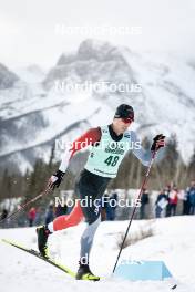13.02.2024, Canmore, Canada (CAN): Julien Locke (CAN) - FIS world cup cross-country, individual sprint, Canmore (CAN). www.nordicfocus.com. © Modica/NordicFocus. Every downloaded picture is fee-liable.