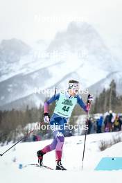 13.02.2024, Canmore, Canada (CAN): Renae Anderson (USA) - FIS world cup cross-country, individual sprint, Canmore (CAN). www.nordicfocus.com. © Modica/NordicFocus. Every downloaded picture is fee-liable.