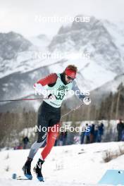 13.02.2024, Canmore, Canada (CAN): Julian Smith (CAN) - FIS world cup cross-country, individual sprint, Canmore (CAN). www.nordicfocus.com. © Modica/NordicFocus. Every downloaded picture is fee-liable.