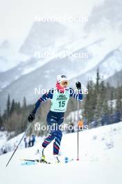 13.02.2024, Canmore, Canada (CAN): Lena Quintin (FRA) - FIS world cup cross-country, individual sprint, Canmore (CAN). www.nordicfocus.com. © Modica/NordicFocus. Every downloaded picture is fee-liable.