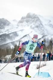 13.02.2024, Canmore, Canada (CAN): Zanden Mcmullen (USA) - FIS world cup cross-country, individual sprint, Canmore (CAN). www.nordicfocus.com. © Modica/NordicFocus. Every downloaded picture is fee-liable.