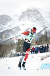 13.02.2024, Canmore, Canada (CAN): Antoine Cyr (CAN) - FIS world cup cross-country, individual sprint, Canmore (CAN). www.nordicfocus.com. © Modica/NordicFocus. Every downloaded picture is fee-liable.