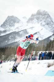 13.02.2024, Canmore, Canada (CAN): Valerio Grond (SUI) - FIS world cup cross-country, individual sprint, Canmore (CAN). www.nordicfocus.com. © Modica/NordicFocus. Every downloaded picture is fee-liable.