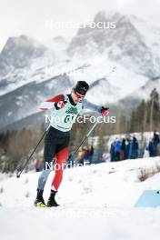 13.02.2024, Canmore, Canada (CAN): Ry Prior (CAN) - FIS world cup cross-country, individual sprint, Canmore (CAN). www.nordicfocus.com. © Modica/NordicFocus. Every downloaded picture is fee-liable.