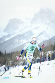 13.02.2024, Canmore, Canada (CAN): Frida Karlsson (SWE) - FIS world cup cross-country, individual sprint, Canmore (CAN). www.nordicfocus.com. © Modica/NordicFocus. Every downloaded picture is fee-liable.
