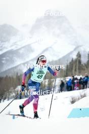 13.02.2024, Canmore, Canada (CAN): Emma Albrecht (USA) - FIS world cup cross-country, individual sprint, Canmore (CAN). www.nordicfocus.com. © Modica/NordicFocus. Every downloaded picture is fee-liable.