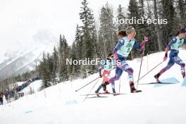 13.02.2024, Canmore, Canada (CAN): Barbora Antosova (CZE), Rosie Brennan (USA), (l-r)  - FIS world cup cross-country, individual sprint, Canmore (CAN). www.nordicfocus.com. © Modica/NordicFocus. Every downloaded picture is fee-liable.