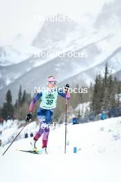 13.02.2024, Canmore, Canada (CAN): Erin Bianco (USA) - FIS world cup cross-country, individual sprint, Canmore (CAN). www.nordicfocus.com. © Modica/NordicFocus. Every downloaded picture is fee-liable.