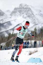 13.02.2024, Canmore, Canada (CAN): Pierre Grall-Johnson (CAN) - FIS world cup cross-country, individual sprint, Canmore (CAN). www.nordicfocus.com. © Modica/NordicFocus. Every downloaded picture is fee-liable.