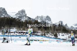 11.02.2024, Canmore, Canada (CAN): Edvin Anger (SWE), Zanden Mcmullen (USA), (l-r)  - FIS world cup cross-country, mass, Canmore (CAN). www.nordicfocus.com. © Modica/NordicFocus. Every downloaded picture is fee-liable.