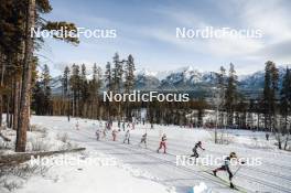 11.02.2024, Canmore, Canada (CAN): Katherine Sauerbrey (GER), Lisa Lohmann (GER), (l-r)  - FIS world cup cross-country, mass, Canmore (CAN). www.nordicfocus.com. © Modica/NordicFocus. Every downloaded picture is fee-liable.