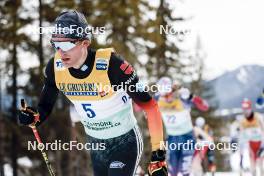 11.02.2024, Canmore, Canada (CAN): Friedrich Moch (GER) - FIS world cup cross-country, mass, Canmore (CAN). www.nordicfocus.com. © Modica/NordicFocus. Every downloaded picture is fee-liable.