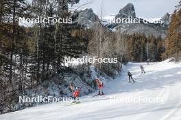 11.02.2024, Canmore, Canada (CAN): Katerina Janatova (CZE), Desiree Steiner (SUI), Caterina Ganz (ITA), (l-r)  - FIS world cup cross-country, mass, Canmore (CAN). www.nordicfocus.com. © Modica/NordicFocus. Every downloaded picture is fee-liable.
