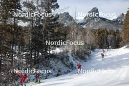 11.02.2024, Canmore, Canada (CAN): Lisa Lohmann (GER), Lotta Udnes Weng (NOR), (l-r)  - FIS world cup cross-country, mass, Canmore (CAN). www.nordicfocus.com. © Modica/NordicFocus. Every downloaded picture is fee-liable.