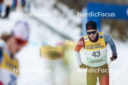 11.02.2024, Canmore, Canada (CAN): Samuel Gary Hendry (CAN) - FIS world cup cross-country, mass, Canmore (CAN). www.nordicfocus.com. © Modica/NordicFocus. Every downloaded picture is fee-liable.