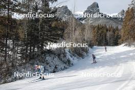 11.02.2024, Canmore, Canada (CAN): Moa Ilar (SWE), Julia Kern (USA), (l-r)  - FIS world cup cross-country, mass, Canmore (CAN). www.nordicfocus.com. © Modica/NordicFocus. Every downloaded picture is fee-liable.