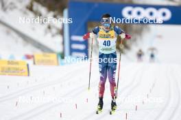 11.02.2024, Canmore, Canada (CAN): Luke Jager (USA) - FIS world cup cross-country, mass, Canmore (CAN). www.nordicfocus.com. © Modica/NordicFocus. Every downloaded picture is fee-liable.