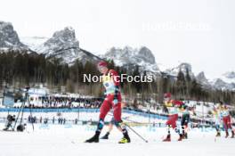 11.02.2024, Canmore, Canada (CAN): Erik Valnes (NOR), Simen Hegstad Krueger (NOR), (l-r)  - FIS world cup cross-country, mass, Canmore (CAN). www.nordicfocus.com. © Modica/NordicFocus. Every downloaded picture is fee-liable.