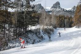 11.02.2024, Canmore, Canada (CAN): Desiree Steiner (SUI), Caterina Ganz (ITA), (l-r)  - FIS world cup cross-country, mass, Canmore (CAN). www.nordicfocus.com. © Modica/NordicFocus. Every downloaded picture is fee-liable.