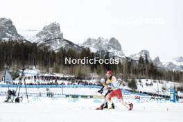 11.02.2024, Canmore, Canada (CAN): Florian Notz (GER), Cyril Faehndrich (SUI), (l-r)  - FIS world cup cross-country, mass, Canmore (CAN). www.nordicfocus.com. © Modica/NordicFocus. Every downloaded picture is fee-liable.