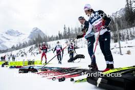 08.02.2024, Canmore, Canada (CAN): Hugo Lapalus (FRA) - FIS world cup cross-country, training, Canmore (CAN). www.nordicfocus.com. © Modica/NordicFocus. Every downloaded picture is fee-liable.