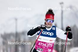 08.02.2024, Canmore, Canada (CAN): Olivia Bouffard-Nesbitt (CAN) - FIS world cup cross-country, training, Canmore (CAN). www.nordicfocus.com. © Modica/NordicFocus. Every downloaded picture is fee-liable.